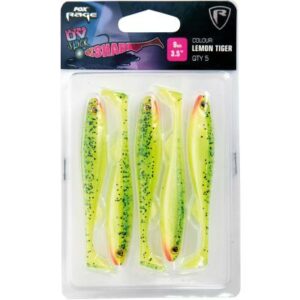 Fox Rage Slick Shad Ultra UV 7cm 2.75" Lemontiger x 5