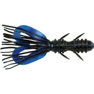 Berkley PowerBait Zestail Black Blue Fleck 10cm 6Stk.