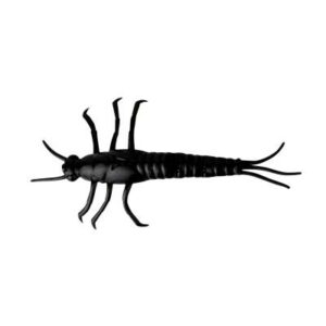 Savage Gear LB 3D PVC Mayfly 50mm Black 8pcs