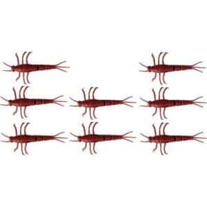 Savage Gear LB 3D PVC Mayfly 50mm Red 8pcs