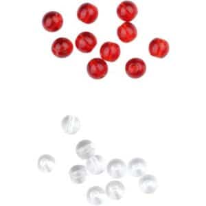 Spro Rnd Glass Beads Red Ruby 6Mm