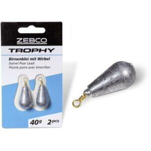 Zebco 25g Trophy Birnenblei mit Wirbel