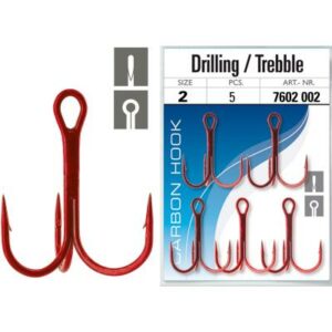 JENZI Drilling Vanadium Gr.2 rot normal gerade