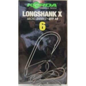 Korda Long Shank X – 10 Stück Size 10