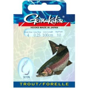 Gamakatsu Hook Bkd-3610N Trout 100 Cm Gr. 8