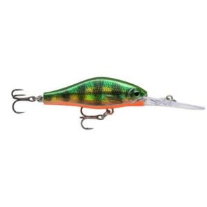 Rapala Shadow Rap Jack Deep Ftpe 5cm 3m Schnell sinkend Fire Tiger Perch