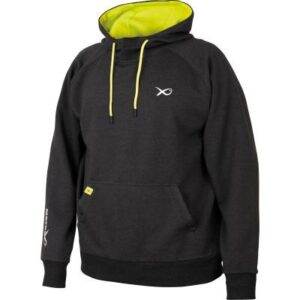 Matrix Minimal Black/Marl + Lime Hoody - XXXL