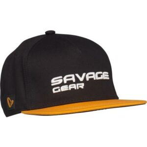 Savage Gear Flat Peak 3D Logo Cap One Size Black Ink