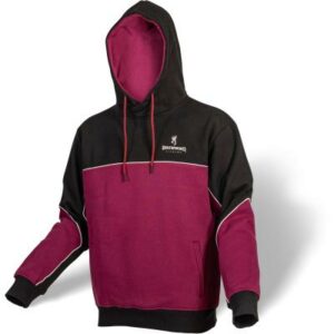 Browning M Hoodie schwarz/burgundi