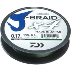 Daiwa J-Braid X4E 0.19mm-135m d.-gr.