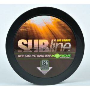 Korda SUBline- 1000 m Brown 10lb / 0.30mm