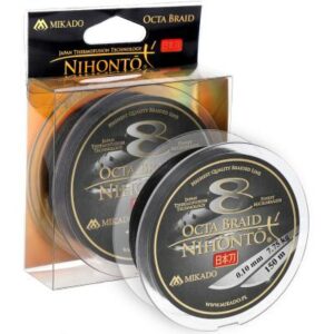 Mikado Nihonto Octa Braid - 0.08mm/5.15Kg/150M - Schwarz