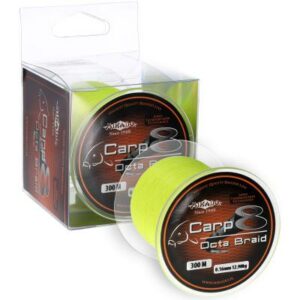 Mikado Carp Octa Braid - 0.18mm/16.4Kg/300M - Fluo Gelb