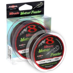 Mikado Octa Method Feeder - 0.12mm/8.9Kg/150M - Braun