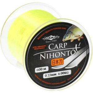 Mikado Nihonto Carp - 0.23mm/6.00Kg/600M - Fluo Gelb