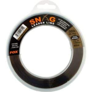 Fox Snag Leader Trans Khaki - 30lb (0.47mm) x 100M