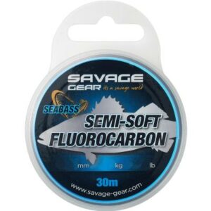 Savage Gear Semi-Soft Fluorocarbon Seabass 30M 0.25Mm 3.66Kg 8.06Lb Clea