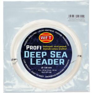 WFT KG Mono Deep Sea Leader clear 44KG 50m 0