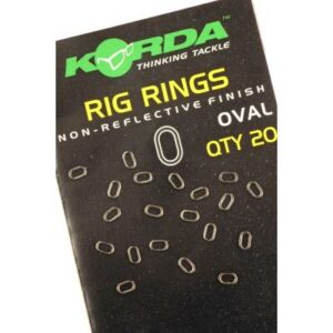 Korda Rig Ring Oval – 20 Stück