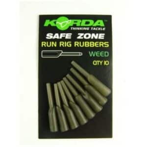 Korda Run Rig Rubber - 10 Stück Weedy Green