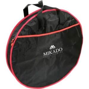 Mikado Setzkeschertasche - 1 Fach - rund (63X8cm) (N2016) - Schwarz Rot