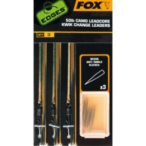 Fox Edges Ready tied Camo Leadcore Leaders