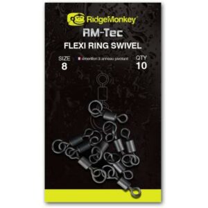 RidgeMonkey Tec Flexi Ring Swivel size 8