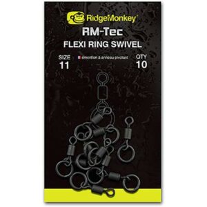 RidgeMonkey Tec Flexi Ring Swivel size 11