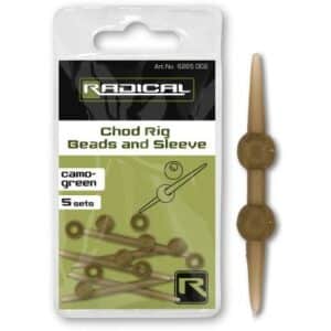 Radical Chod Rig Beads and Sleeve camo-green